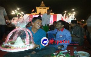 Seribu Tumpeng Warnai Perayaan HUT RI ke 71 di Sumenep