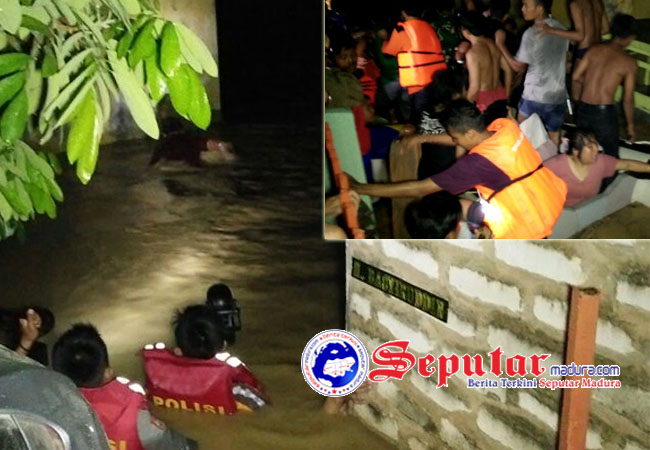 ‎Pamekasan Diterjang Banjir Perkotaan Setinggi 2,5 Meter
