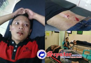 Paman dan Ponakan di Sumenep Dibacok Gerombolan Disebelah Utara Polsek Kota