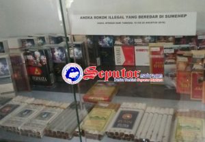 Disperindag Sumenep Sita Puluhan Rokok Ilegal di Semua Kecamatan