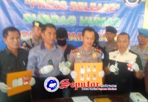Dua Bandar Narkoba Jenis Sabu-sabu Diringkus Satresnarkoba Polres Pamekasan