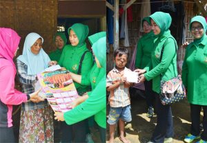 Persit Kodim Sumenep Gelar Bantuan Sosial Ke Warga Kurang Mampu