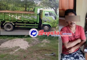 Sopir Beserta Dum Truk Pengangkut Pasir Ilegal di Sumenep Ditangkap Polisi