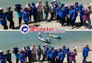 Persit Kartika Chandra Kirana Kodim Sumenep Kunjungan Wisata Pantai Bharu Talango