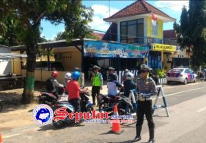 Satlantas Polres Sumenep Panen 200 Pengendara di Hari Pertama Ops Semeru 2017
