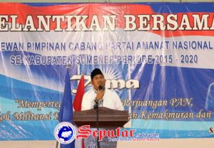 Wabup Sumenep Hadiri Pelantikan Pengurus DPC PAN