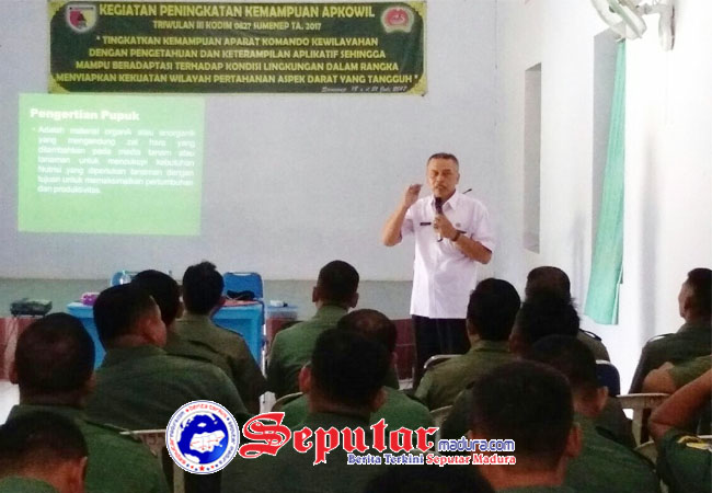 Anggota Kodim Sumenep Digodok Soal Peningkatan Kemampuan Aparat Komando Kewilayahan