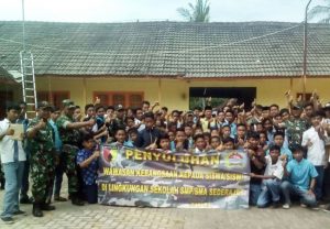 Danramil Ramil Gapura Sumenep Tanamkan Kebhinekaan Kepada Siswa MA Al-Karimiyyah