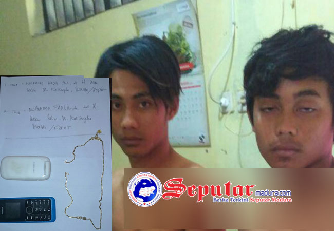 Dua Pelaku Jambret di Arjasa Sumenep Tertangkap Polisi