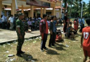 Meriahkan HUT Ke-72 RI Koramil Masalembu Ikut Amankan Lomba