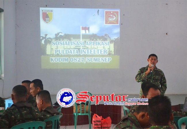 Anggota Kodim Sumenep Ikuti Peningkatan Kemampuan Pelaporan Melalui IT