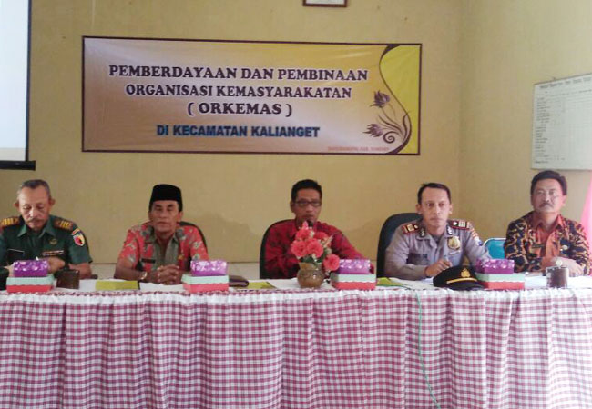 Danramil Kalianget Hadiri Pembinaan Dan Pemberdayaan Orkesmas