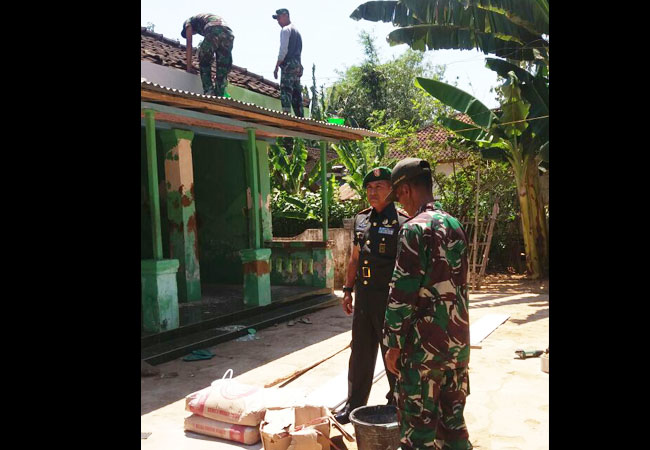 Lewat Program RTLH Kodim Sumenep Rehab Dua Rumah Veteran Pejuang RI