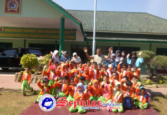 Puluhan Murid TK Surya Laya Datangi Kodim Sumenep