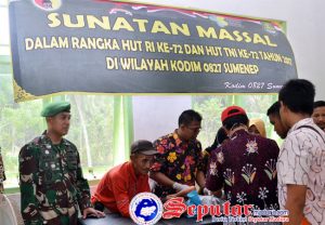 Pasar Murah Sunatan Masal dan Pemasangan KB Implan Pada Penutupan TMMD Ke 100 Diserbu Warga