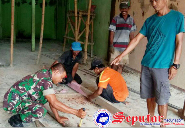 Begini Cara Babinsa Ambunten Sumenep Dekati Warga Binaannya