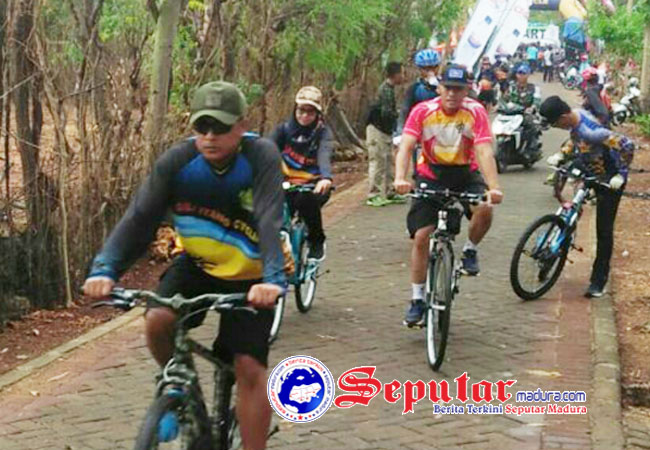 Dandim Sumenep Ikut Fun Bike di Pulau Oksigen Giliyang Sumenep