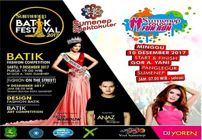 Meriahkan Batik Sumenep Festival dan Fun Run Dengan Kehadiran Putri Indonesia