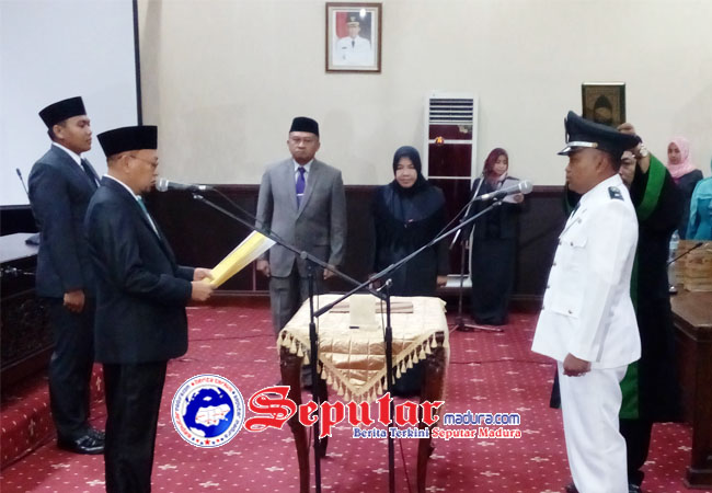 Bupati Sumenep Lantik Kades Guluk guluk